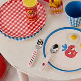 Plate | Vichy Red