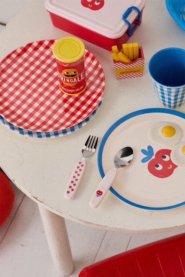Plate | Vichy Red