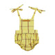 playsuit | yellow checkered