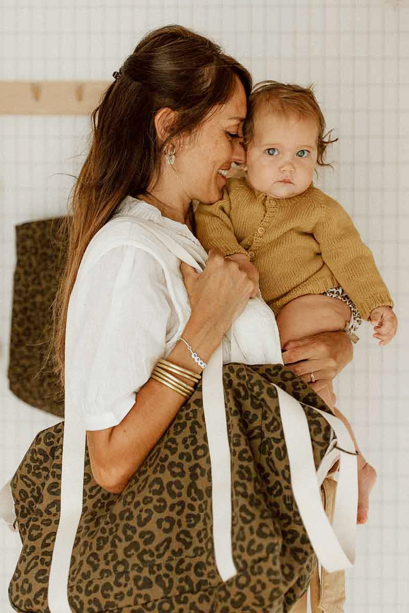 Weekend Bag | Animal print, Olive