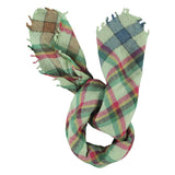 Scarf Light Green Checkered