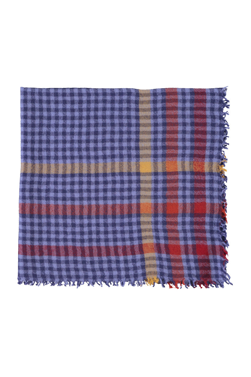 Scarf Purple Checkered