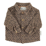 Baby Shirt Brown with Animal Print
