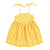 short dress | yellow w/ flowers allover