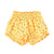 shorts | yellow flowers