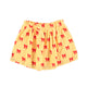 short skirt | yellow w/ red bows