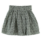 Short Skirt Mint Green with Animal Print