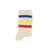 socks | ecru w/ multicolor stripes