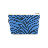 Handbag Medium | Zebra print, Blue