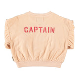 Sweatshirt Ballon Sleeves Light Pink with Desk Lamp Print
