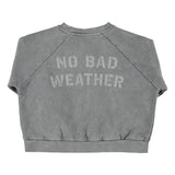 Sweatshirt Grey with Sun & Cloud Print