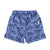 baby swim shorts | blue w/ black tigers