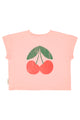 t-shirt | light pink w/ "ma chérie" print