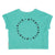 t'shirt | turquoise w/ black logo print