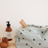 Toilet bag | Black Hearts, Blue