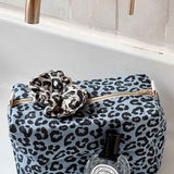 Toilet Bag | Blue Animal Print