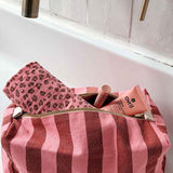 Toilet Bag | Large Stripes, Brick