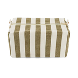 Toilet bag |  Olive & Greige Stripes