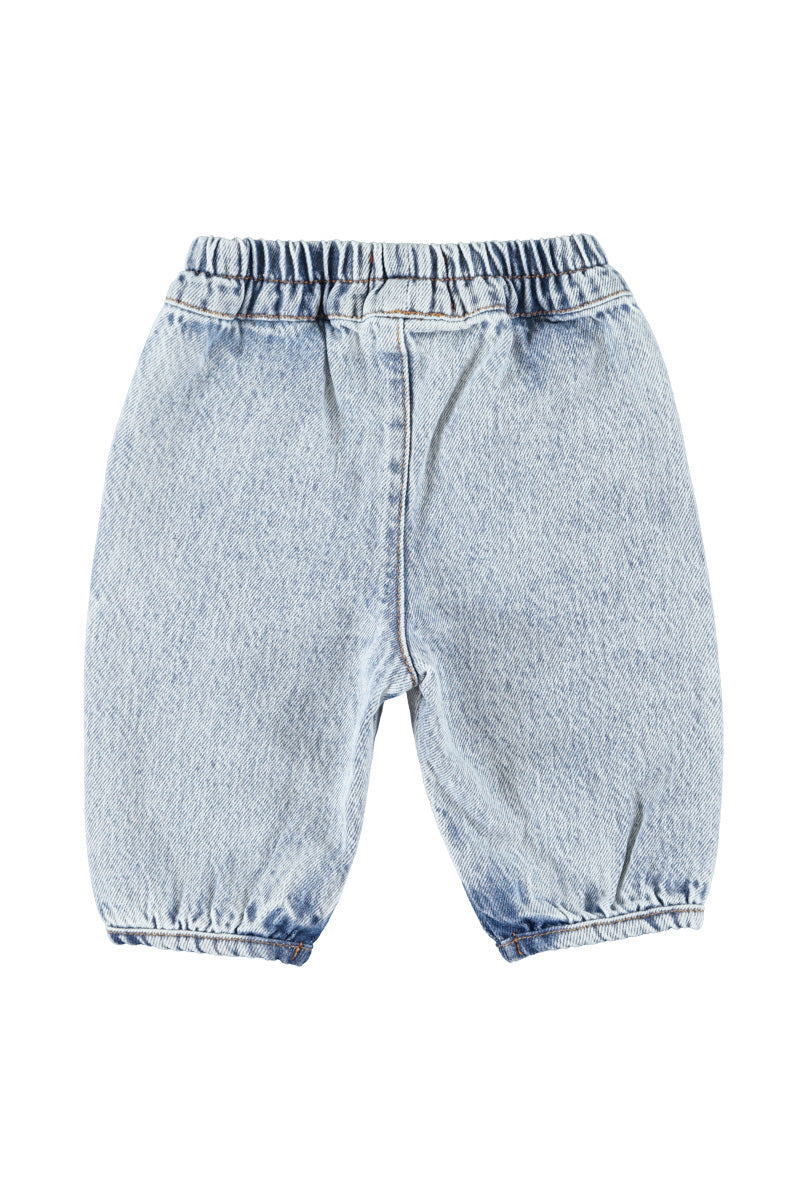 Baby Trousers Fadded Light Blue Denim