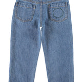 Unisex Trousers Washed Navy Denim