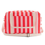 Weekend Bag |Candy Pink & Tomato Stripes