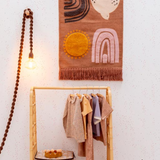 XL BOHO WOVEN WALLHANGING SUNSET 100X70CM