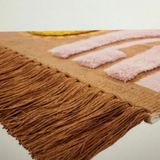 XL BOHO WOVEN WALLHANGING SUNSET 100X70CM