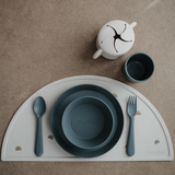 Round Dinnerware Plates - Smoke