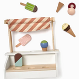 Wooden Toy - Ice Cream Table Stand Play Set