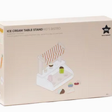 Wooden Toy - Ice Cream Table Stand Play Set