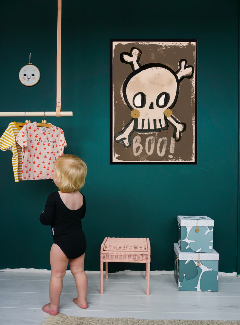 SKULL WALLPOSTER 50X70CM