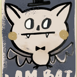 BAT WALLPOSTER 50X70CM