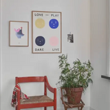 Poster "Four Feelings" by "All The Way To Paris" - 50x70cm