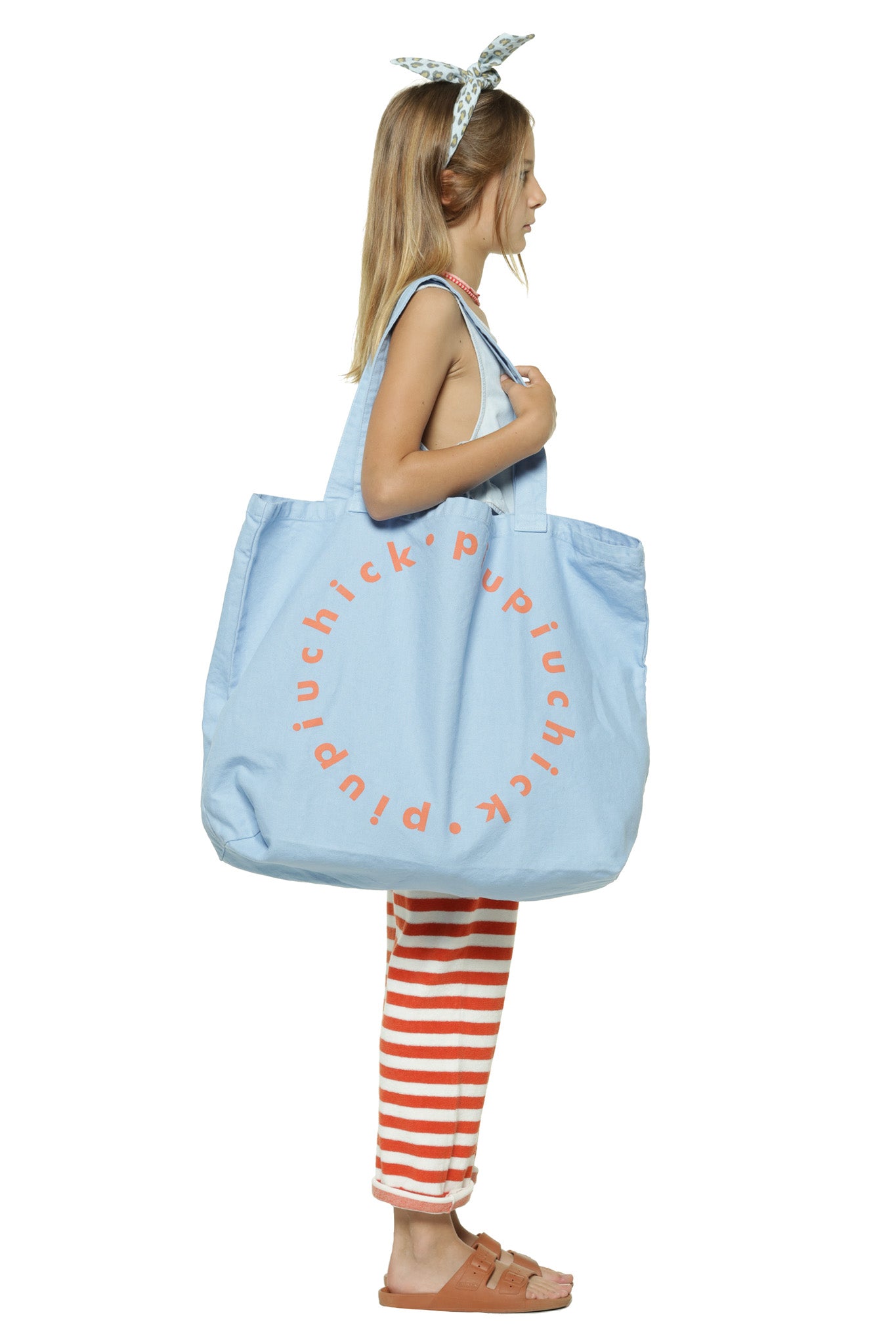XL logo bag | blue