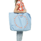 XL logo bag | blue